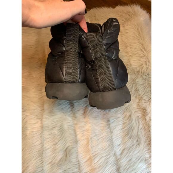 Piumestudio Luna Black Pillow Boot Womens 37/6.5 Ankle Bootie Vegan - Picture 6 of 10